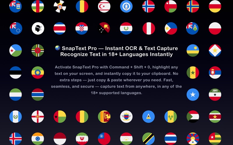 SnapText Pro — OCR, Copy&Paste app screenshot