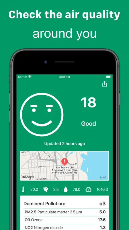 My AQI Air Quality & Pollution screenshot 1 of 6