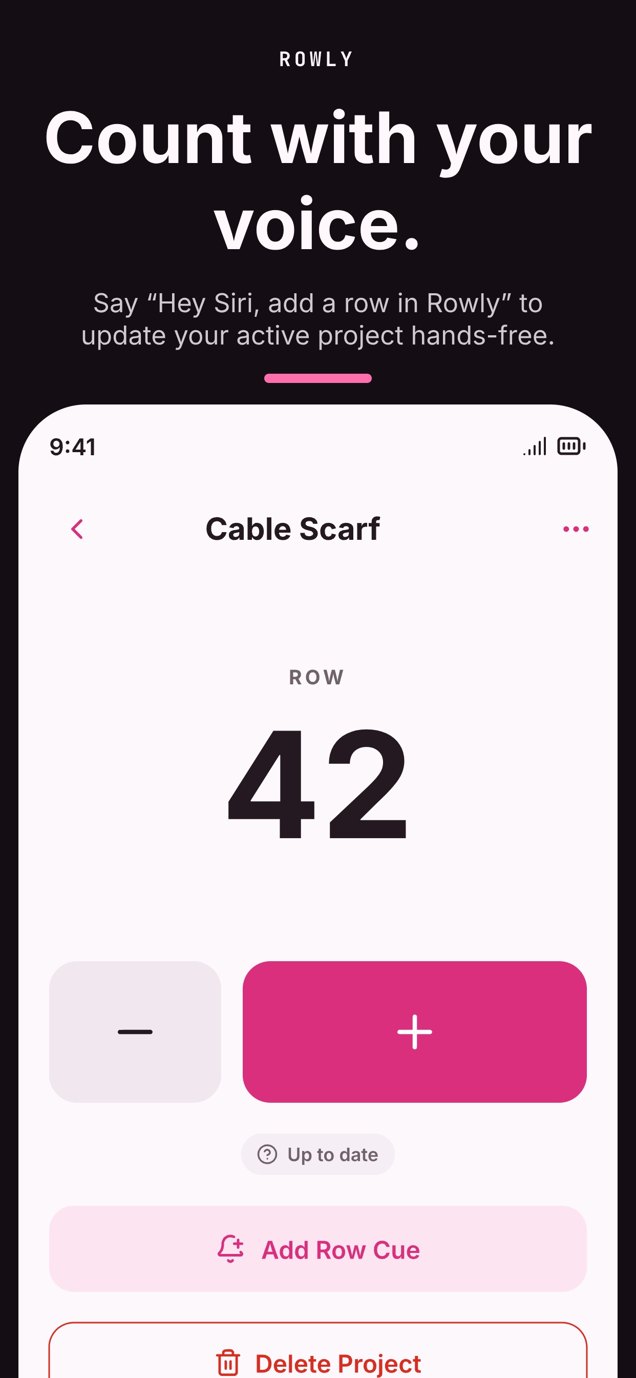Screenshot 2 of Rowly: Crochet Row Counter