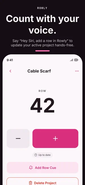 Rowly: Crochet Row Counter screenshot 2