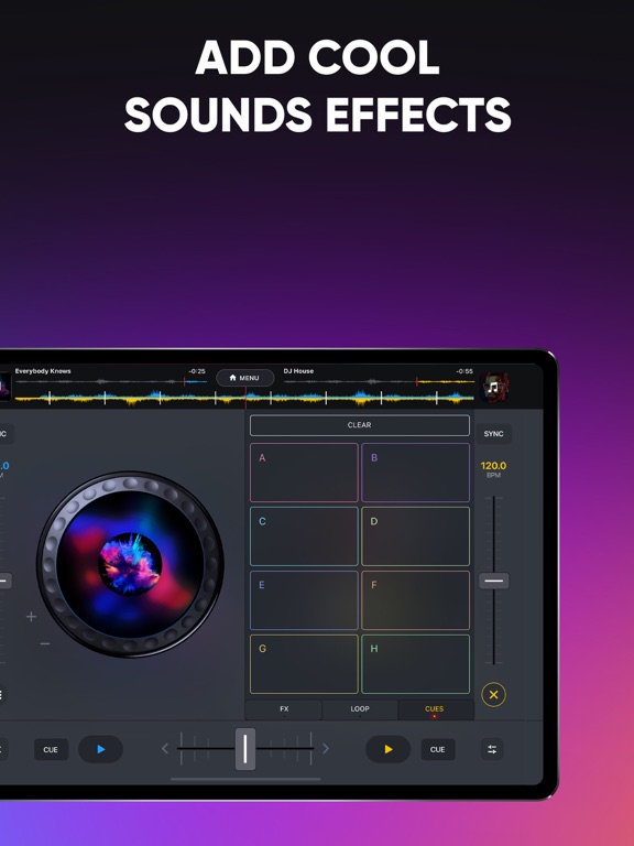 DJ it! - Muziek Mix en Maken iPad app afbeelding 4