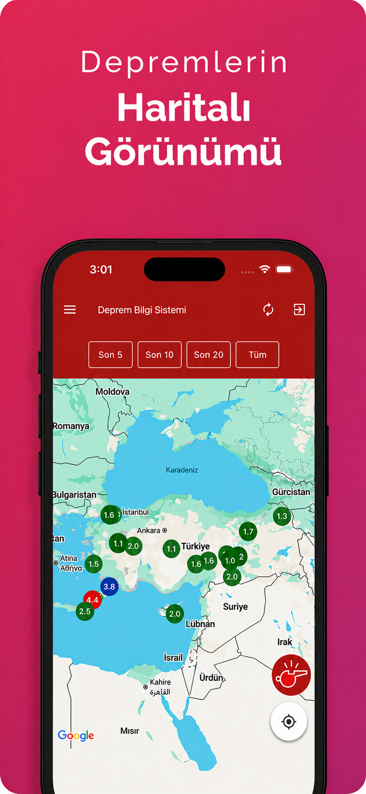 Deprem Bilgi Sistemі screenshot 6