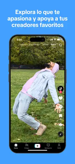 Captura de pantalla de TikTok Pro en iPhone 1