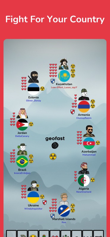 Geofast: Battle of Nations screenshot 2