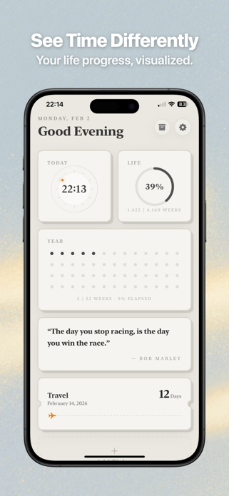 Life Paper: Visualizing Time Screenshot 1 of 3