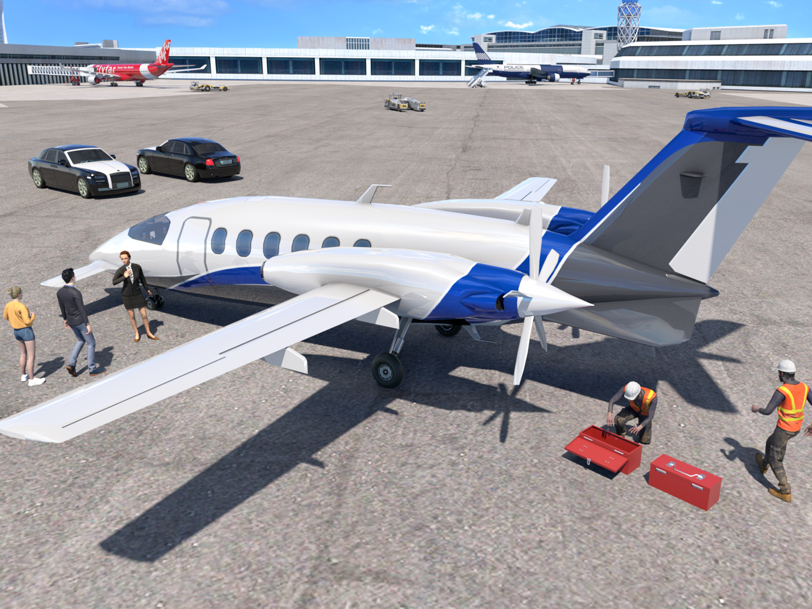 Airplane Pilot Airport Tycoon screenshot 12