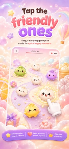 Dumpling Squishy Tap Kids Game Screenshot 2 of 6