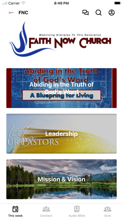 Faith Now Fellowship Screenshot