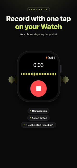 Talk Memo: Watch Voice Notes Screenshot 2 of 5