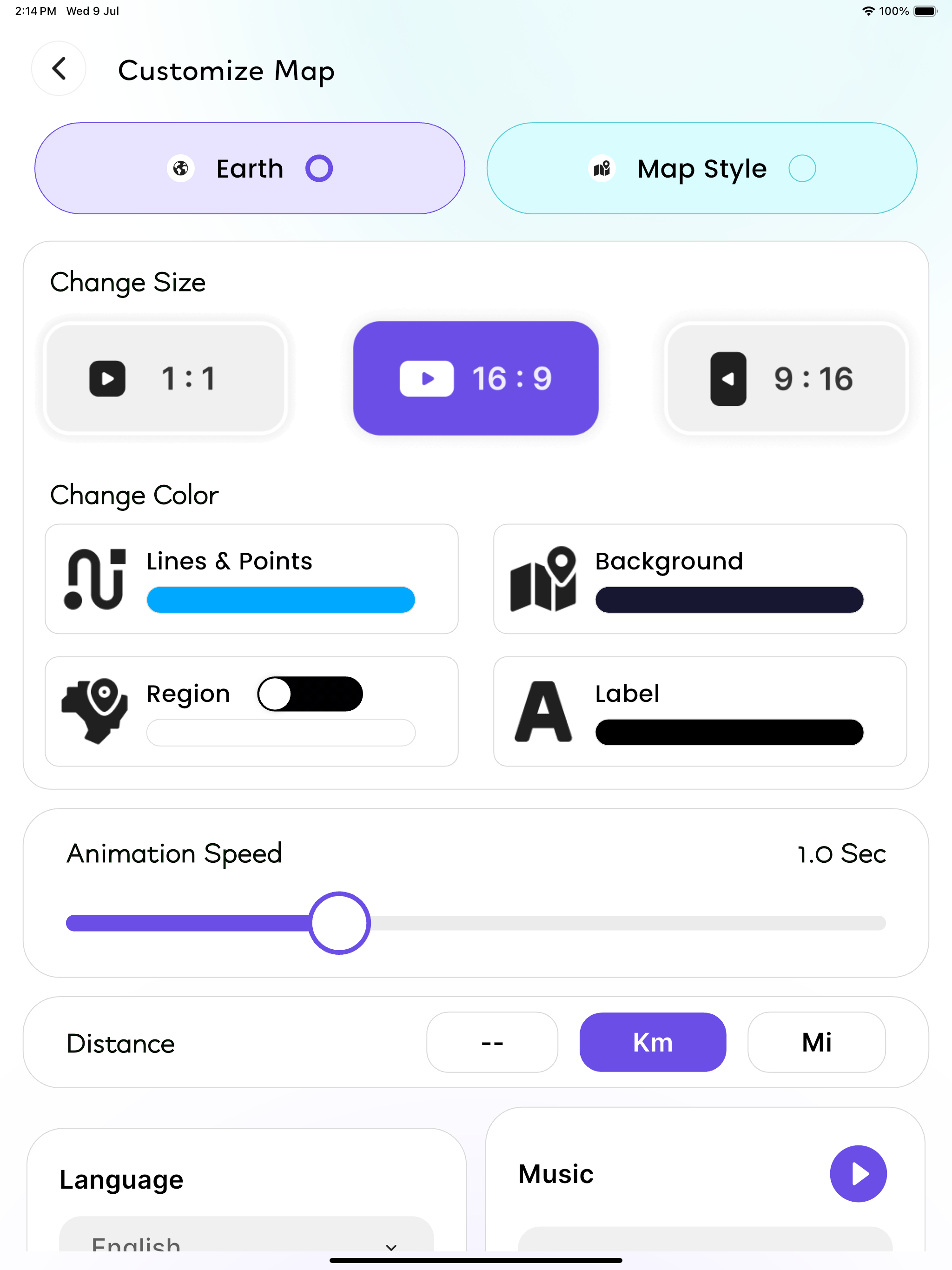 Travel Journey Route Animator