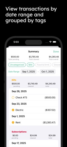 Ledger Mate screenshot