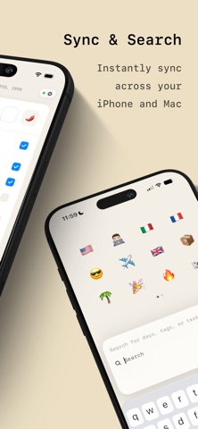 Onka, a calm daily planner screenshot
