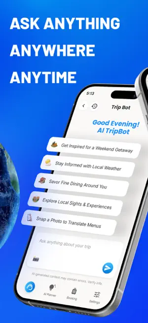 AI TripBot - Travel Planner screenshot 2