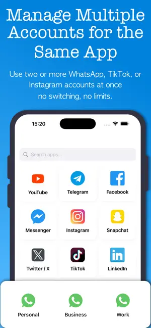 Multiple Space: Social DualApp screenshot 1