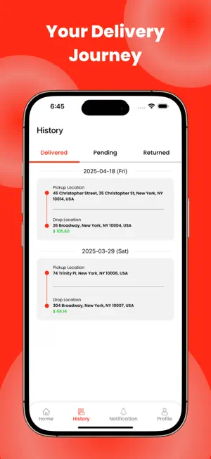 QuickZip Delivery screenshot 4