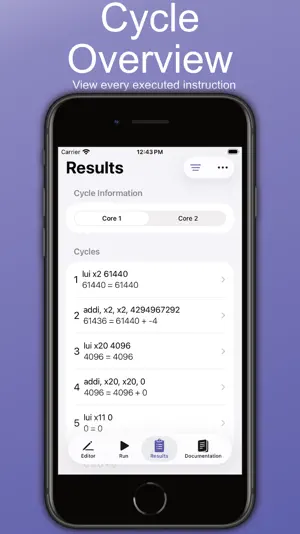 RISC-V Assembly Simulator screenshot 4
