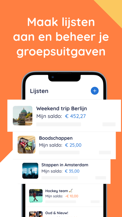 WieBetaaltWat - Splitser iPhone screenshot 3