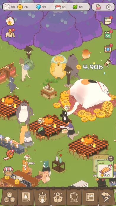 Cat Garden - Food Party Tycoon Screenshot