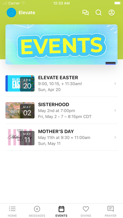 Elevate Church IL Screenshot