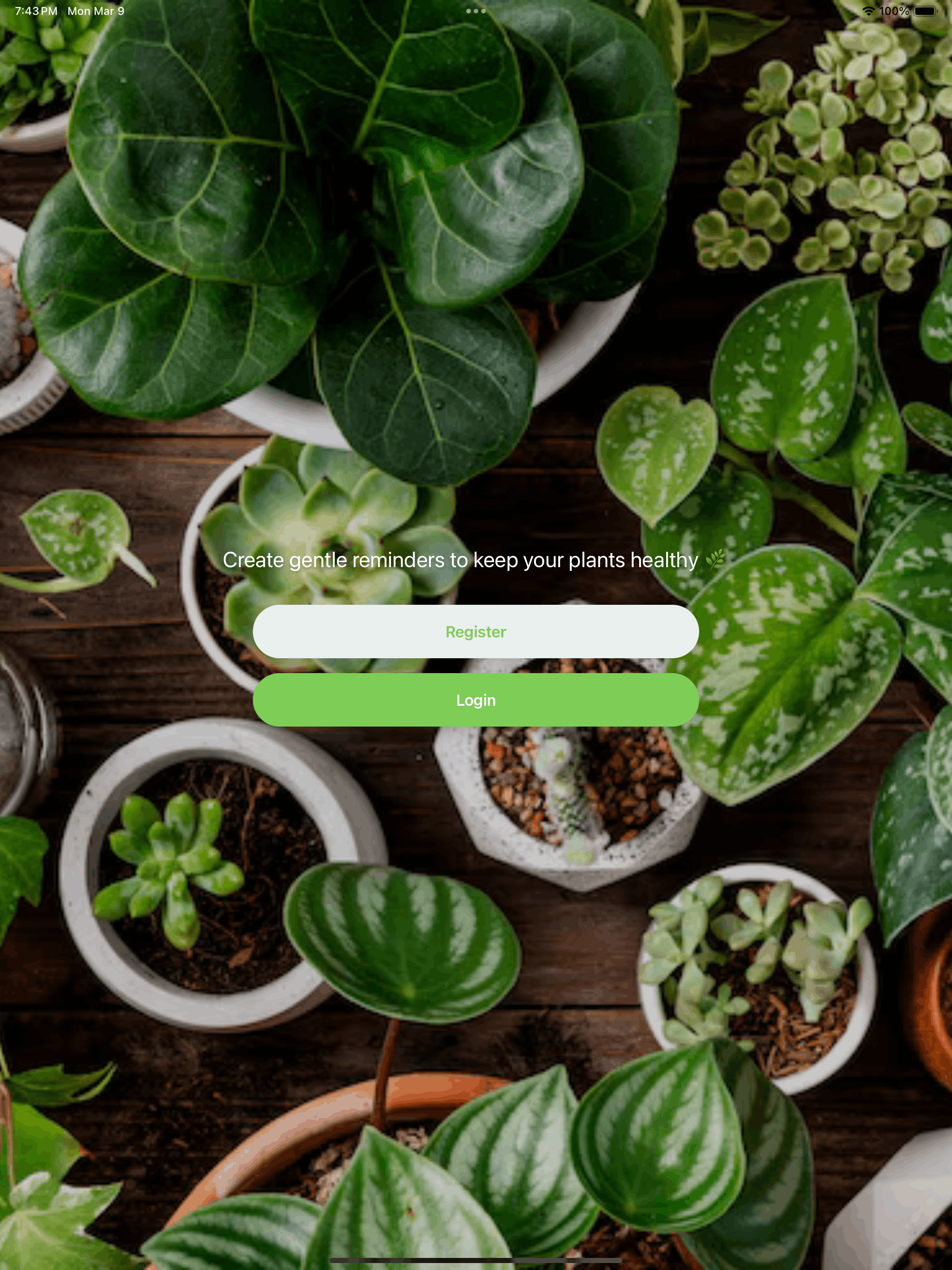 Verdora : Plant Care Reminders