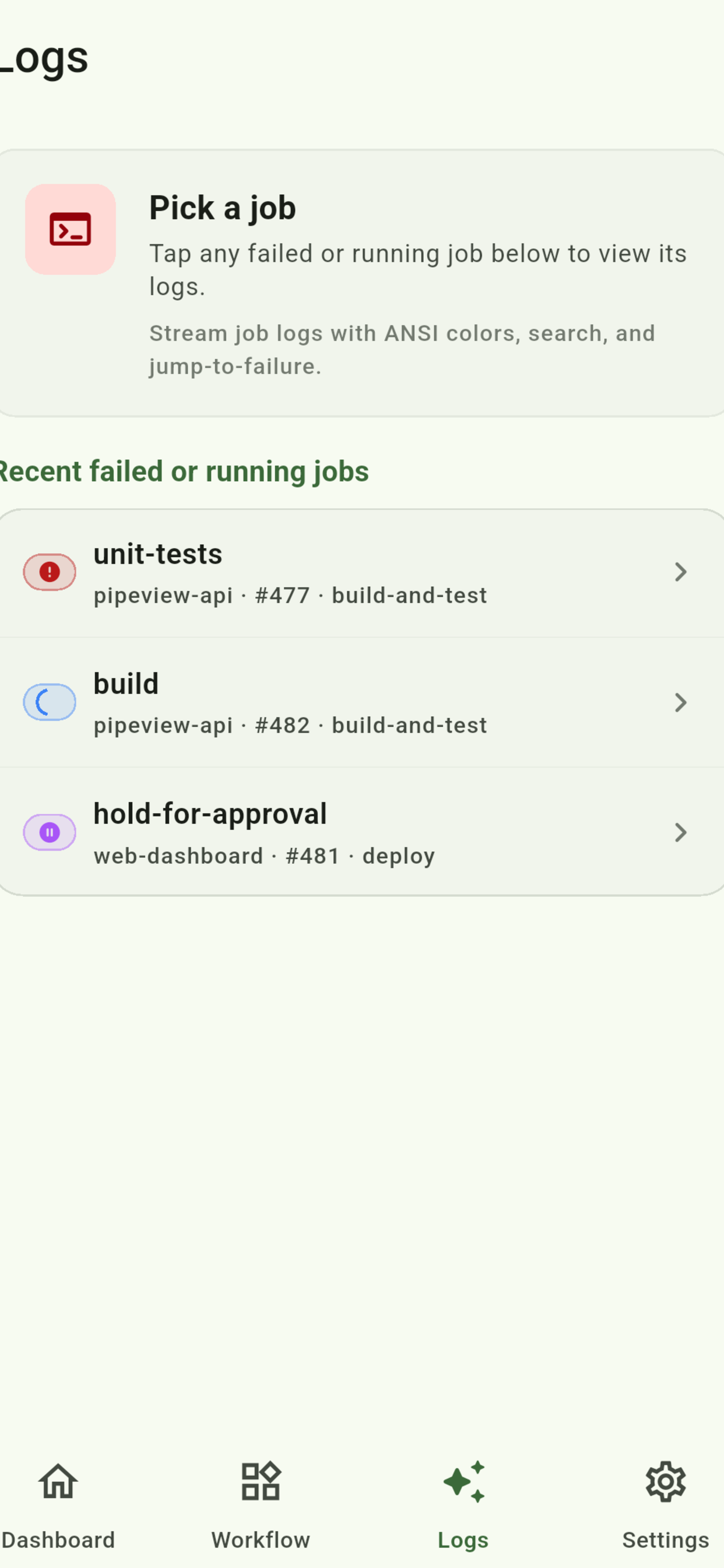 PipeView - CI Monitor screenshot 3