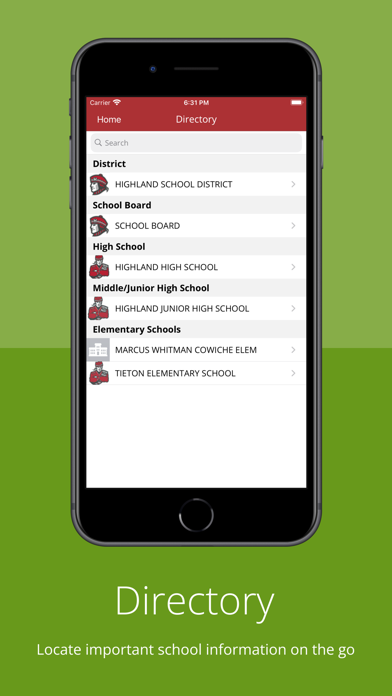 Highland School District 203 Screenshot