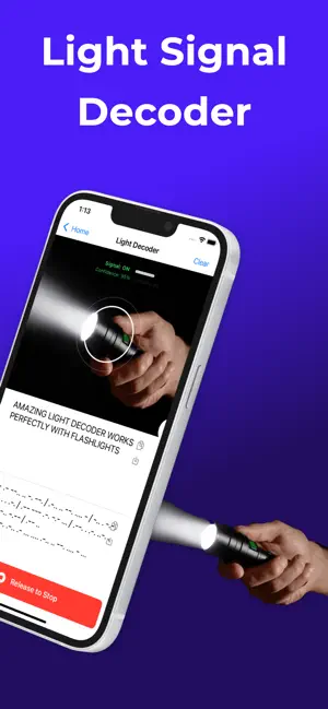 Morse Code Decoder and Encoder screenshot 3