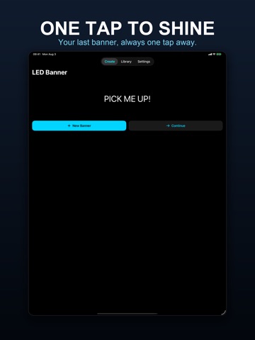 LED Banner: Neon Text Scroller iPad screenshot