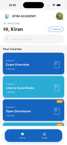 Xfini Academy screenshot