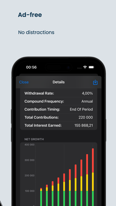 simpleFIRE: FIRE Calculator Screenshot