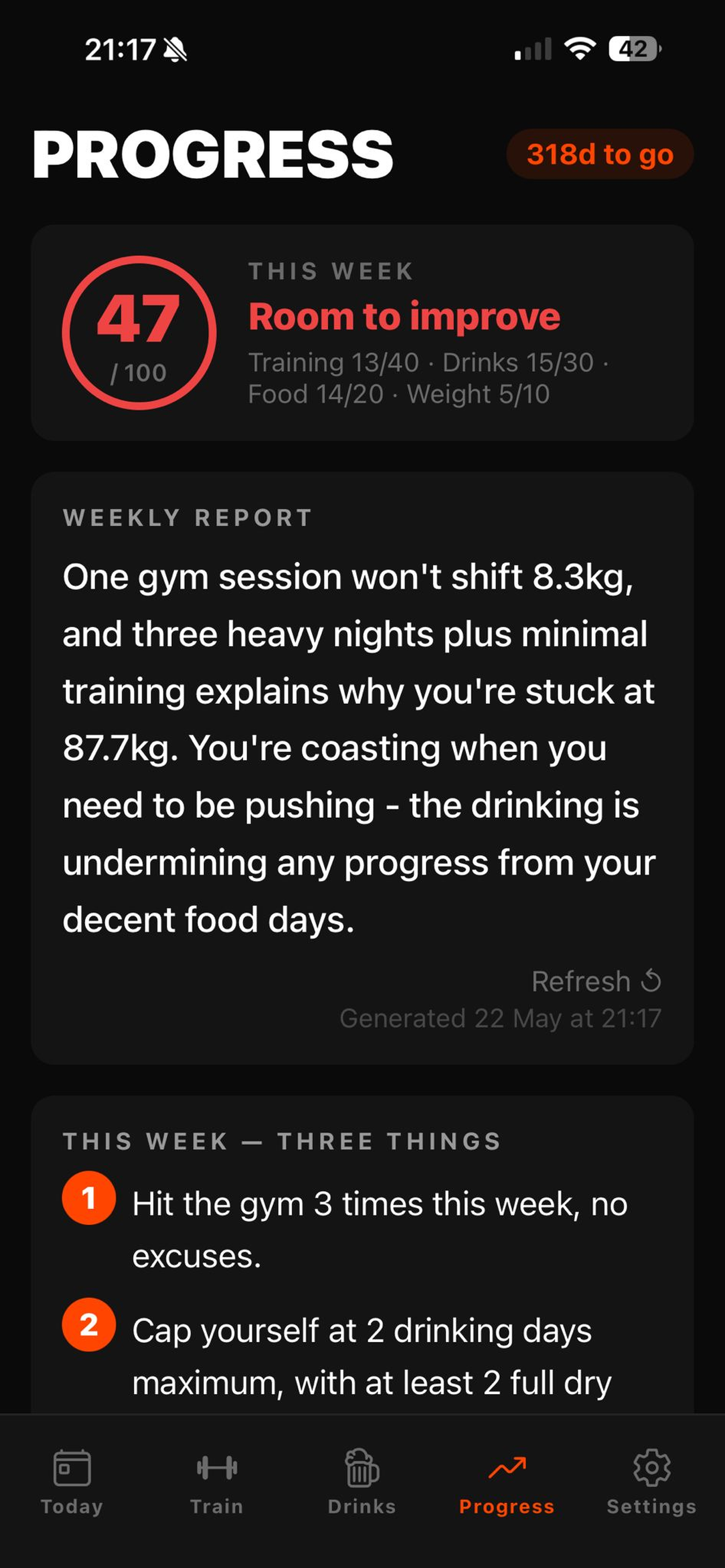 Prove It: Fitness Coach