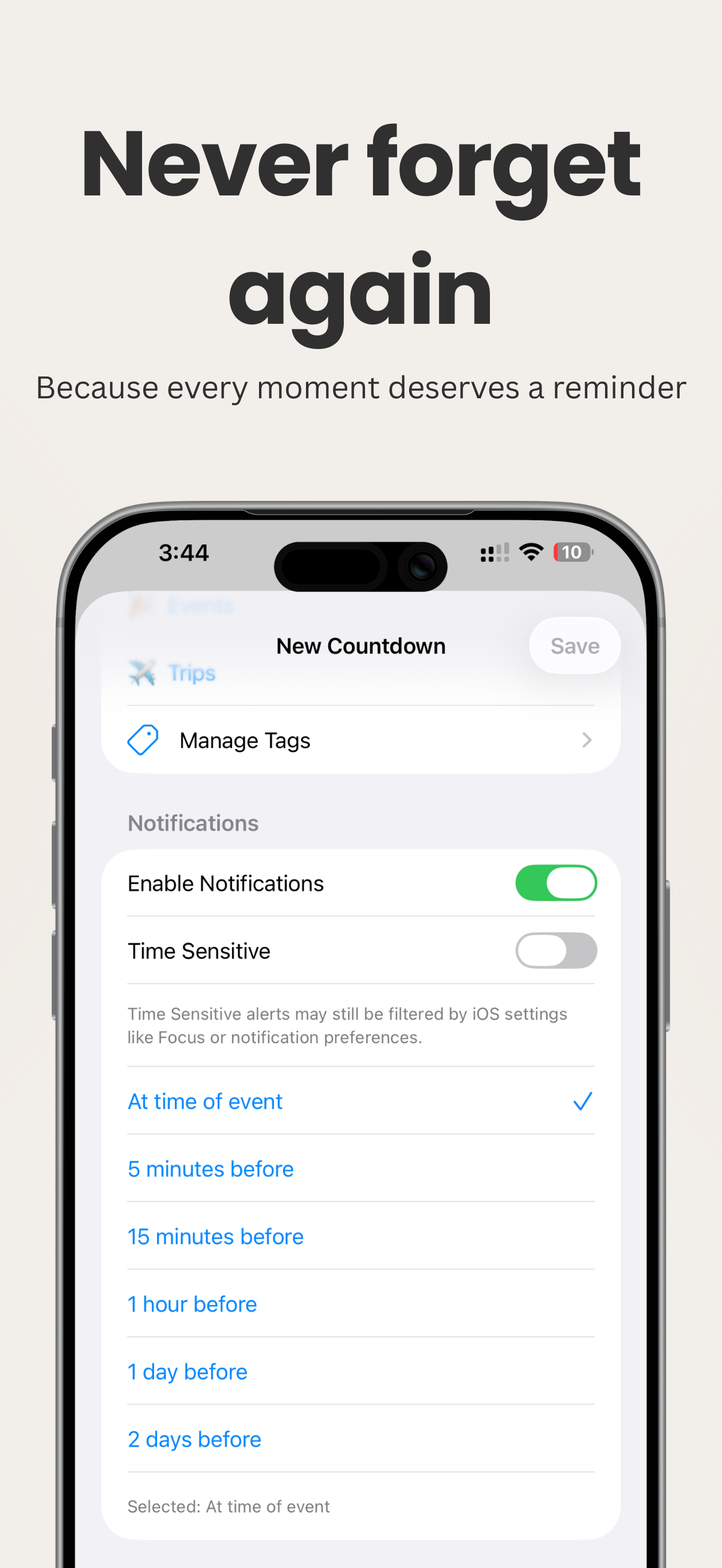 Customizable Countdowns screenshot 5