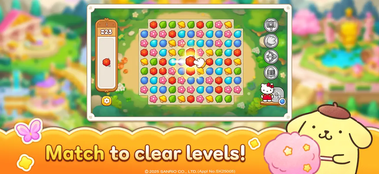 Hello Kitty Friends Match Hack screenshot 5 - game app interface
