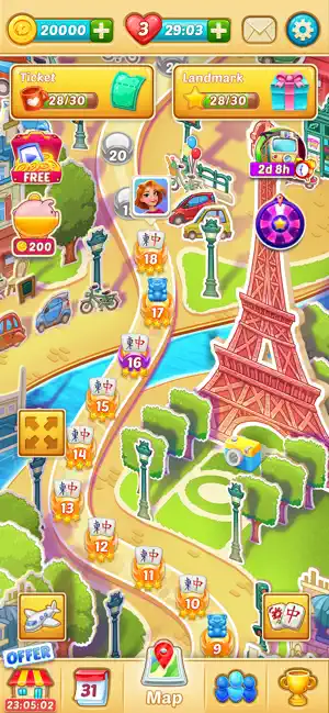 Mahjong City Tours: Tile Match screenshot 3