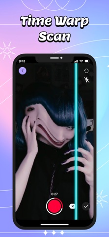Face Delay - Time Warp Scan iPhone screenshot