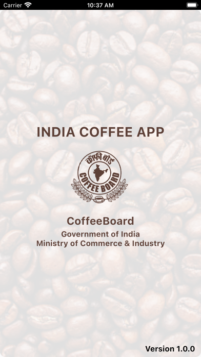 India Coffee App Screenshot