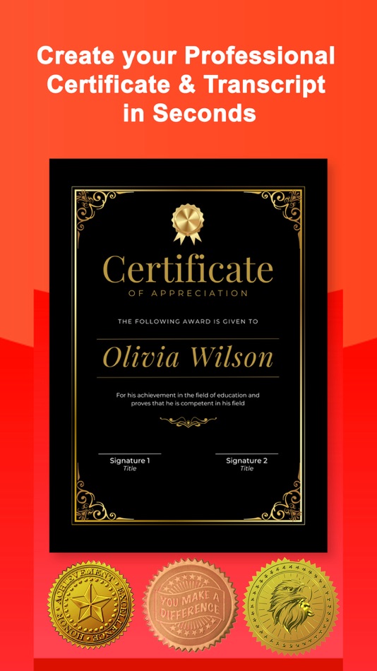 #1. Certificate Maker: Diploma AI (iOS) 由: ChristApp, LLC