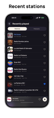 Radio El Salvador Live FM AM screenshot