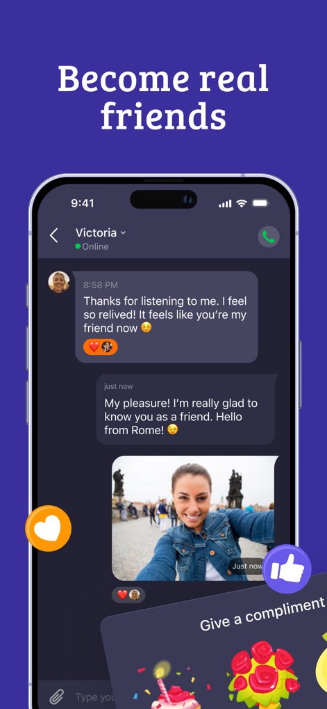 Wakie Chat: Talk with Friends - 이 앱은 1:1 채팅 메시지를 통해 사용자들이 서로 깊은 대화를 나누고, 사진 공유 기능으로 더욱 친밀한 관계를 형성할 수 있도록 지원합니다.