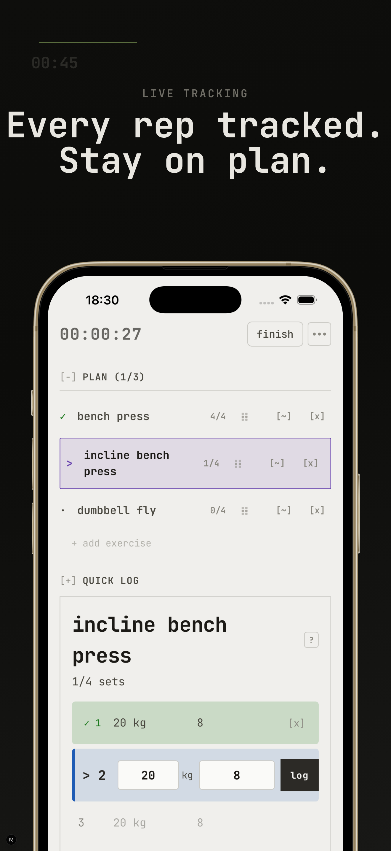 Syntax: AI Workout Log