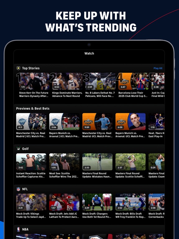 CBS Sports App: Scores & Newsのおすすめ画像6