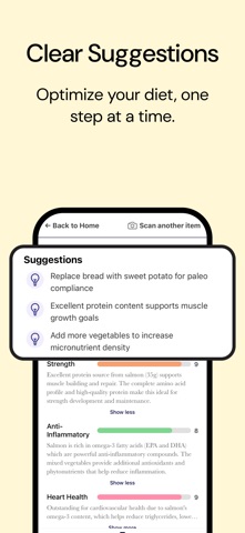 Clear Nutrition iPhone screenshot