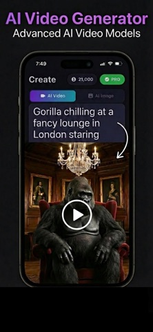 AI Video Generator Video AI iPhone screenshot