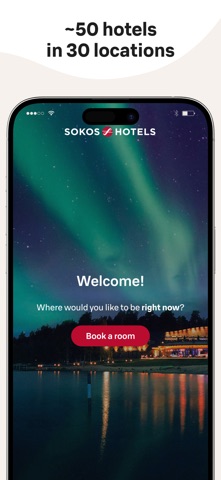 Sokos Hotels App Store preview screenshot 1