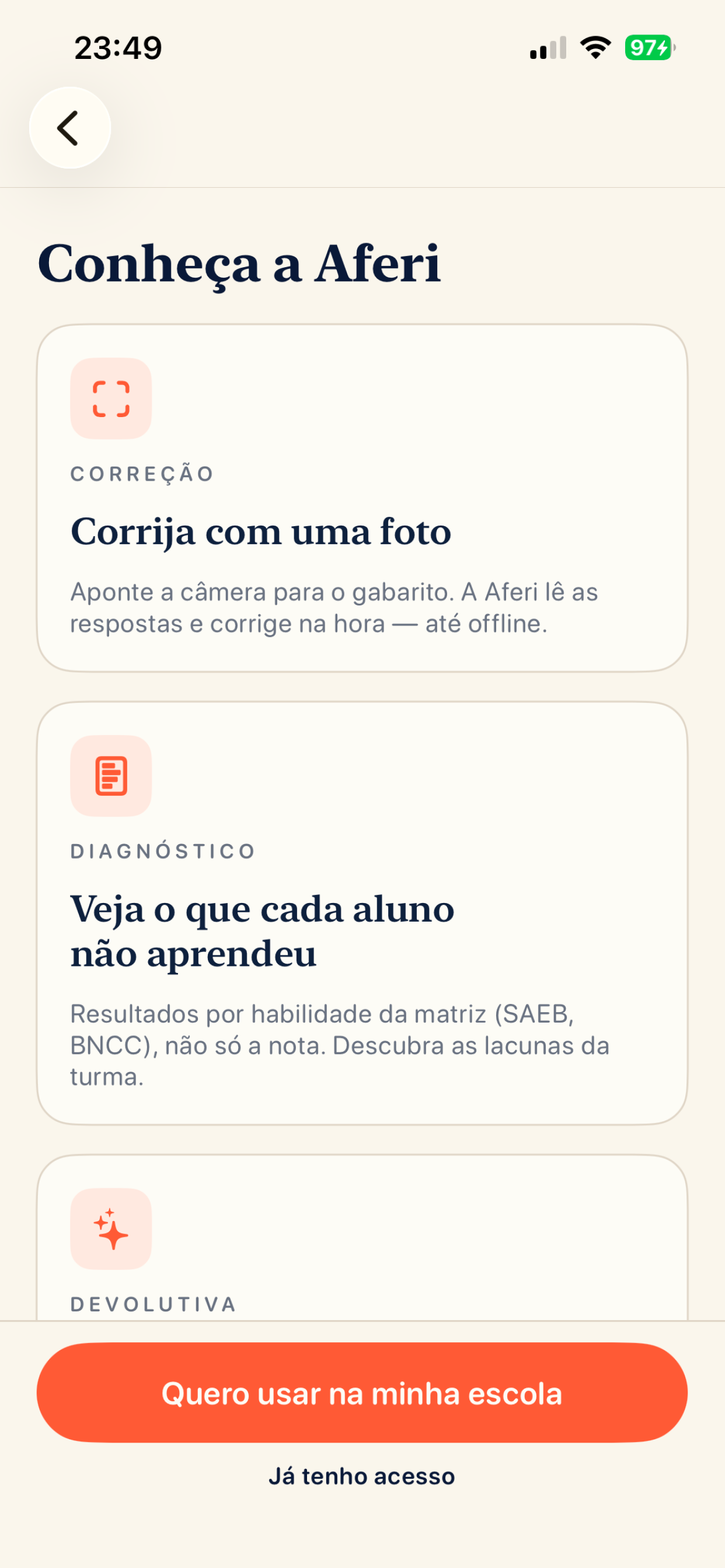 Aferi - Corretor de Gabaritos screenshot 3
