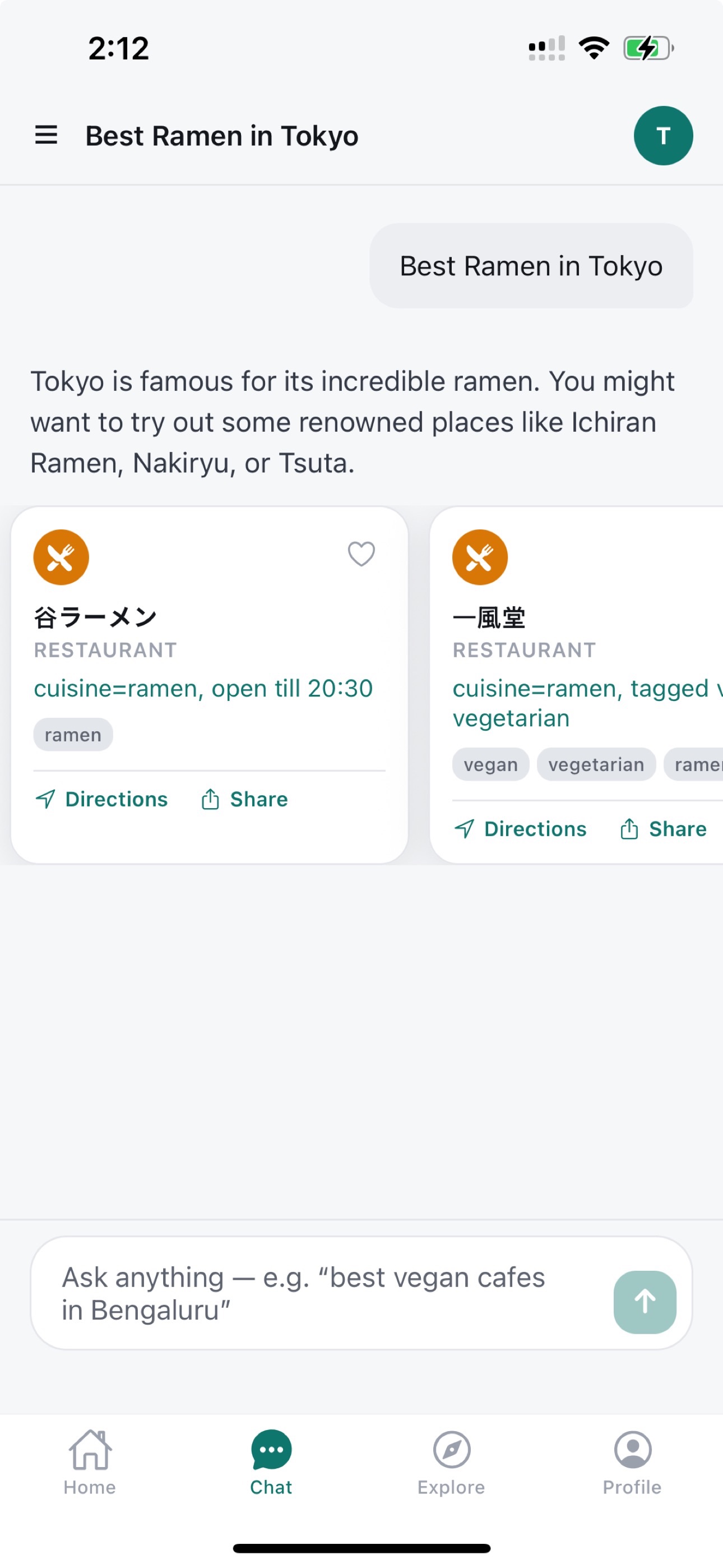 Screenshot 1 of GlideAI: AI Trip Planner