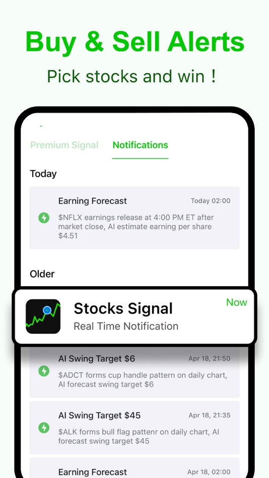 #3. Stock Signal: AI Trading Alert (iOS) 由: SAGAMILL PTE. LTD.