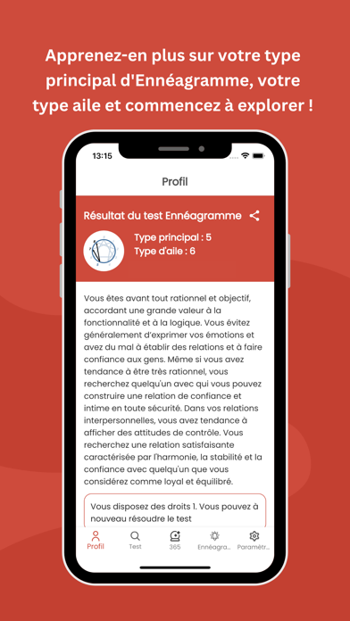 Screenshot #1 pour Ennéagramme - Type 9