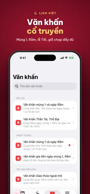 Lịch Việt - Lịch Âm Vạn Niên screenshot 4