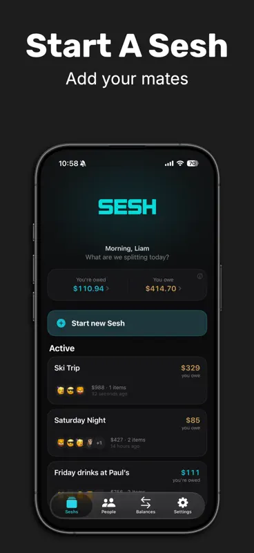 Sesh. screenshot 1 of 4